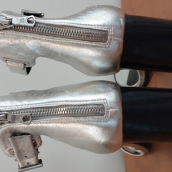 Rag & Bone Silver strappy heels, Size 40 - Picture 5 of 8